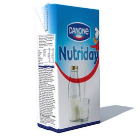 Danone Nutriday Milk 3D Object | FREE Artlantis Objects Download